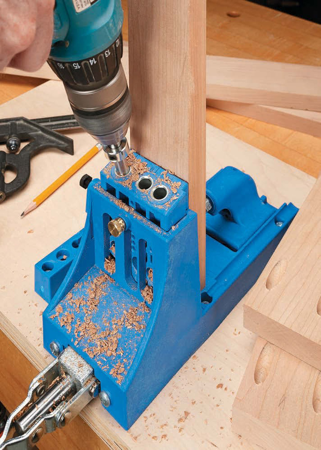 Pocket-Hole Jig Workstation, Woodworking Project