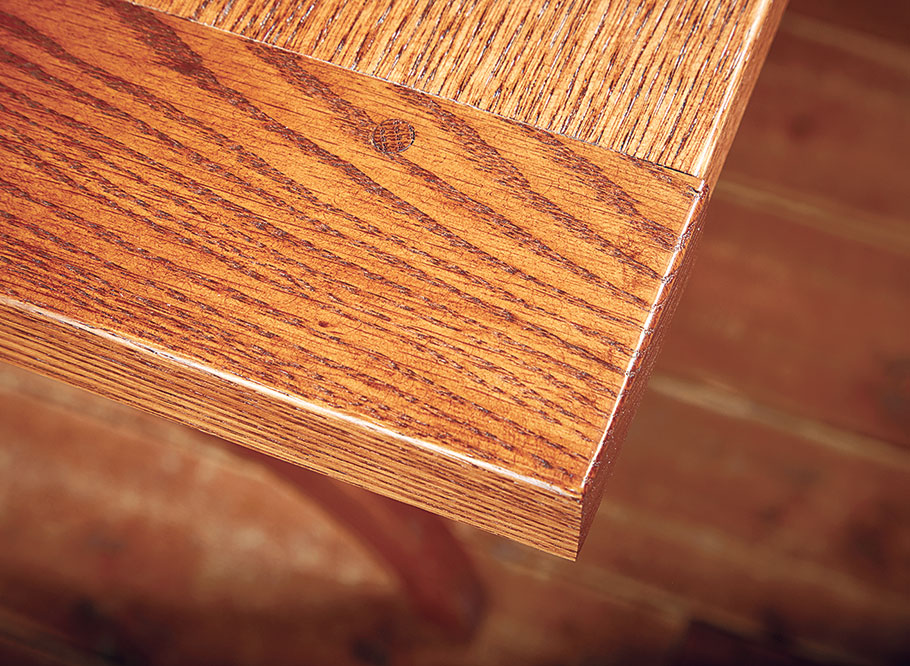 dowel breadboard end
