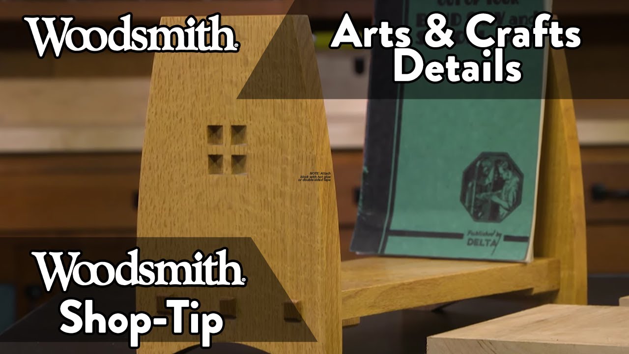Easy Arts & Crafts Details at the Table Saw