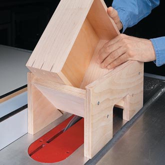 Table Saw Jig for Strong Miters