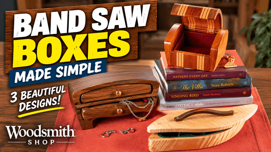 How to Make Band Saw Boxes: 3 Unique Woodworking Projects