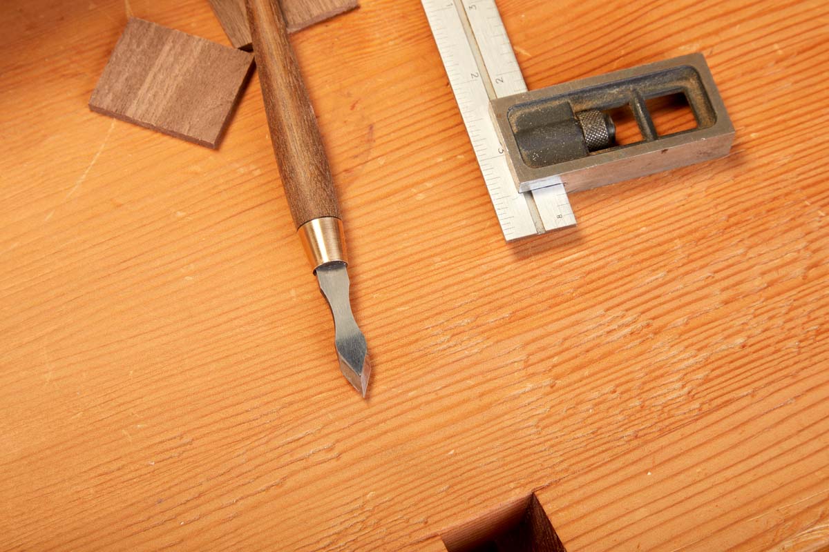 image of marking knife blade