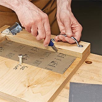 Sandpaper Cutting Board