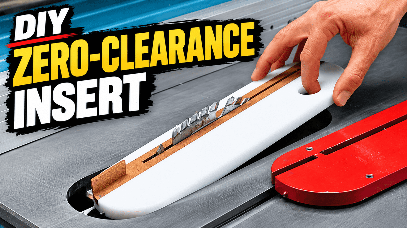 How to Make a Zero-Clearance Insert for a Table Saw