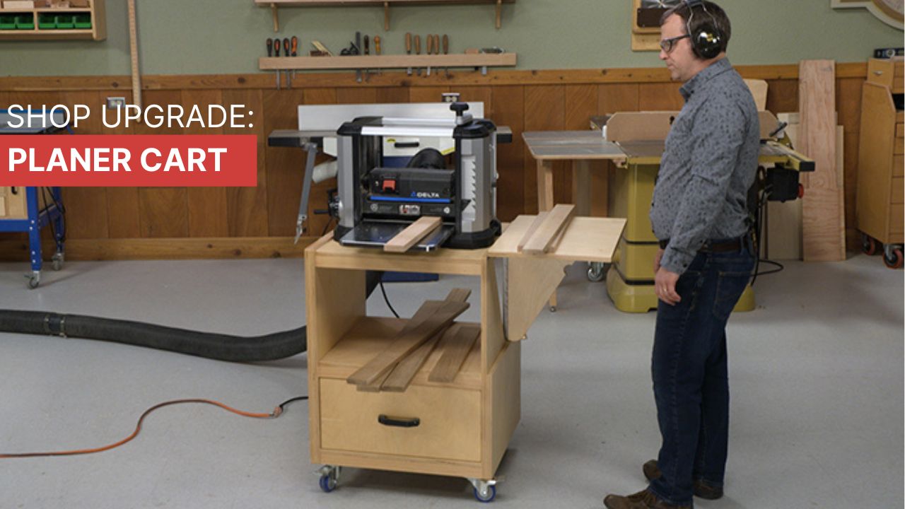 Upgrade Your Planer Cart With Handy, Built-in Features!