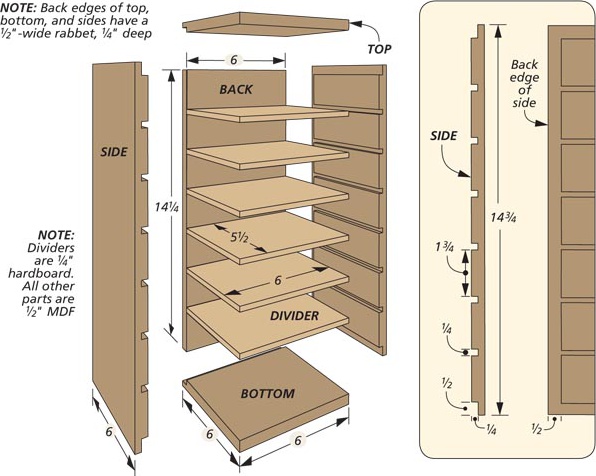 DIY sandpaper organizer  Sandpaper supplies all over the place