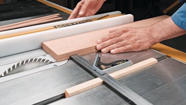 How to Cut Thin Strips Safely on a Table Saw