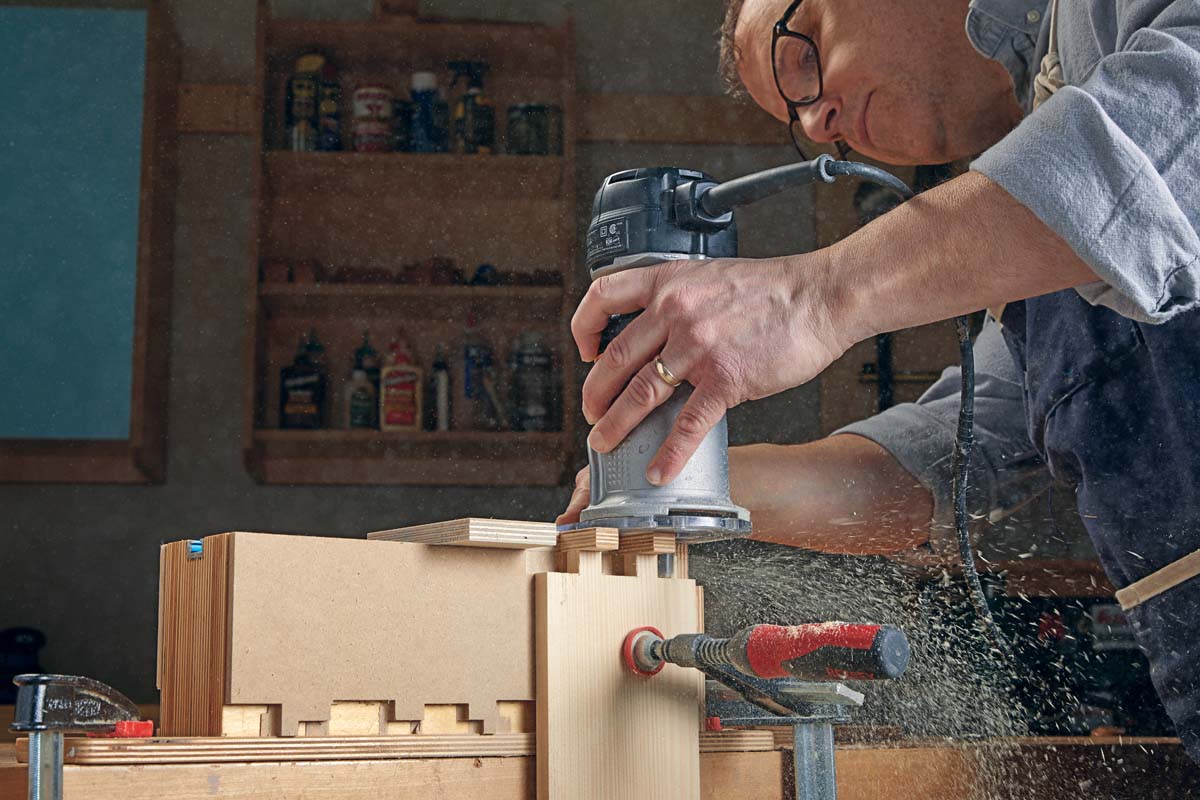 Routing Finger Joints