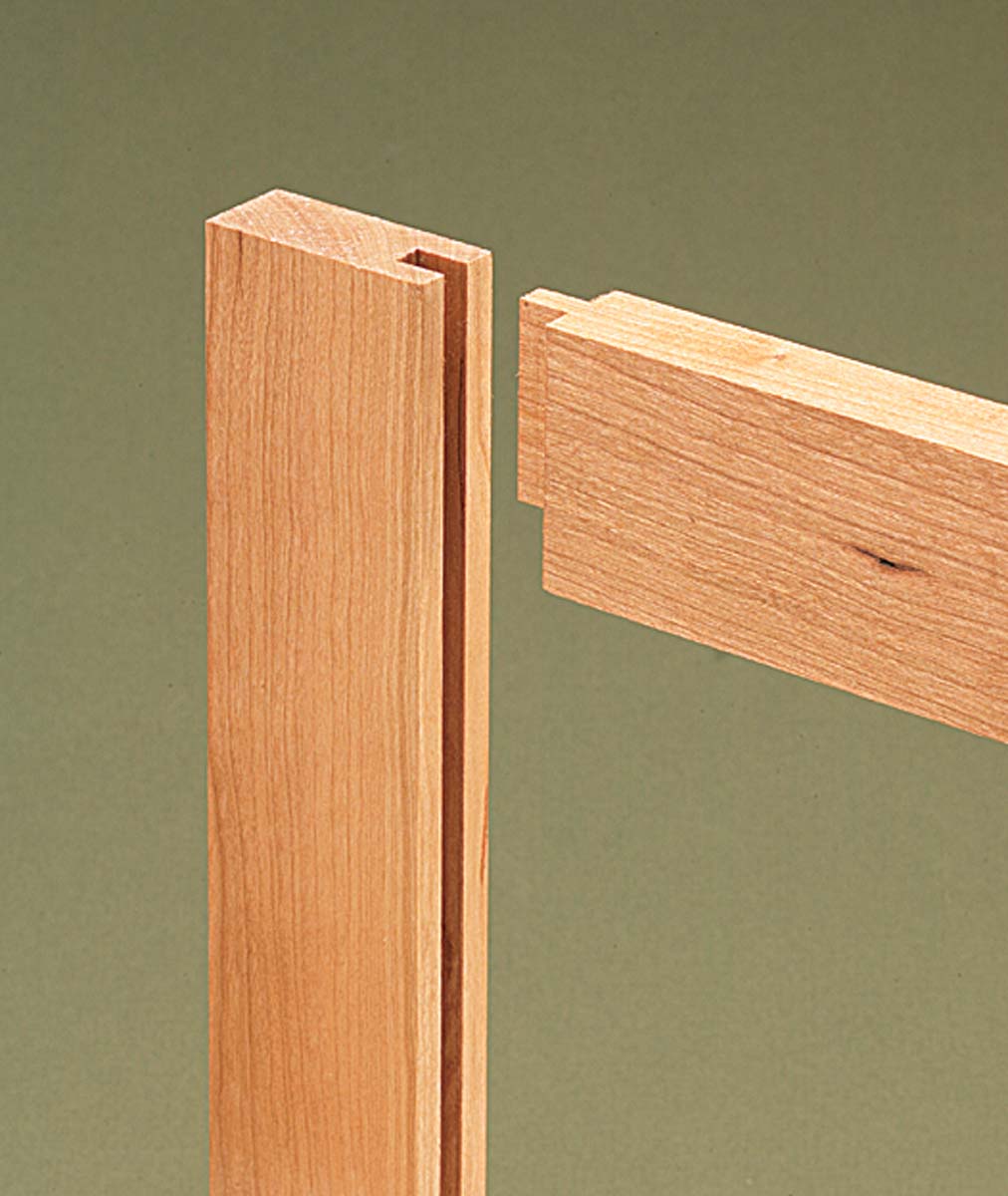 example of narrow groove joinery