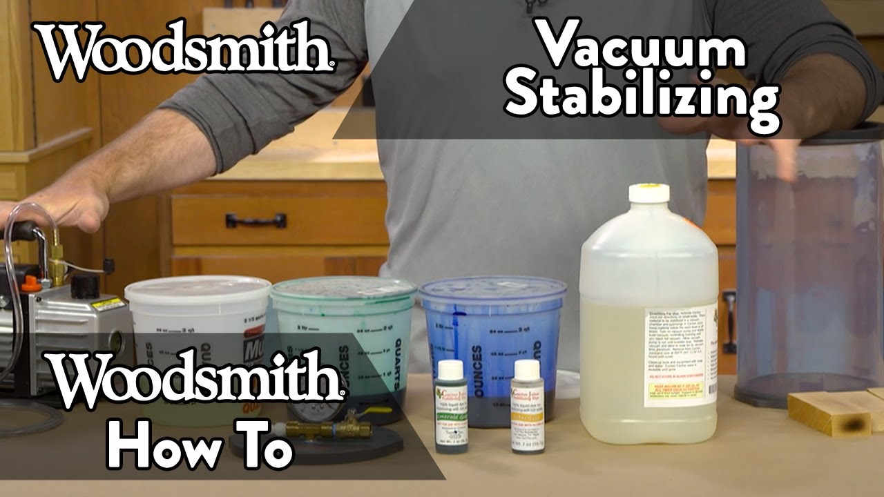 Vacuum Stabilizing Wood