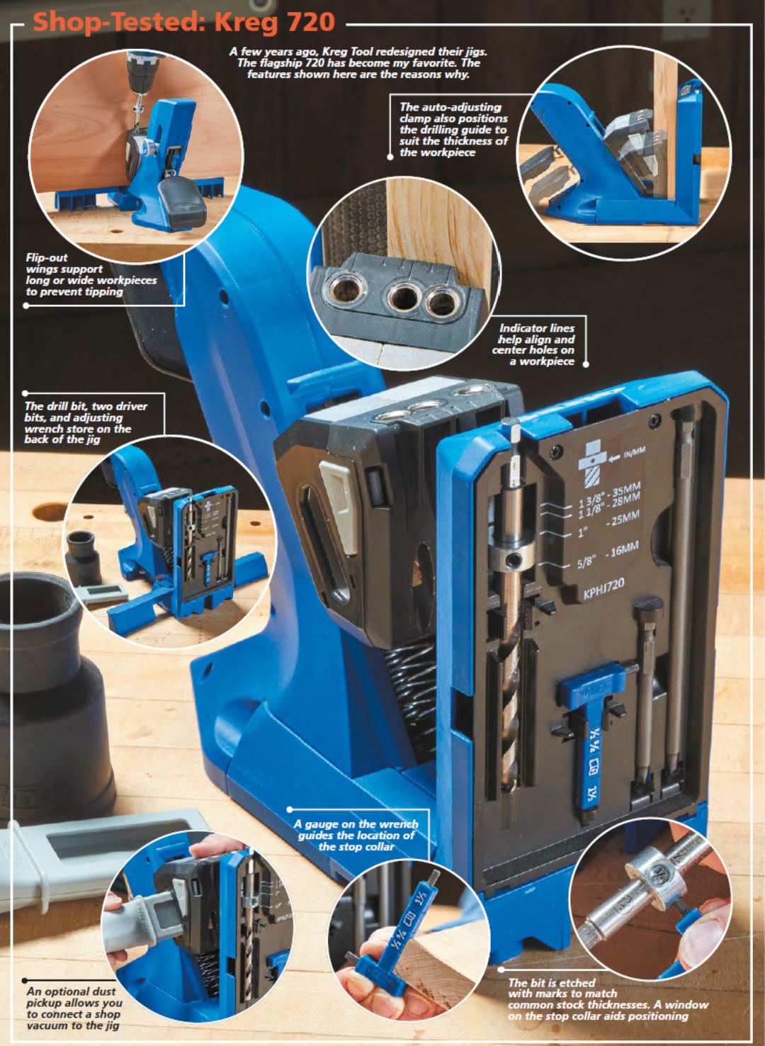 Kreg 720 pocket hole jig