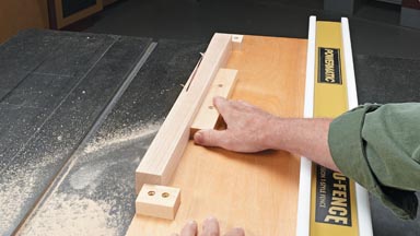 How to Cut Smooth Tapers with a Simple Table Saw Jig