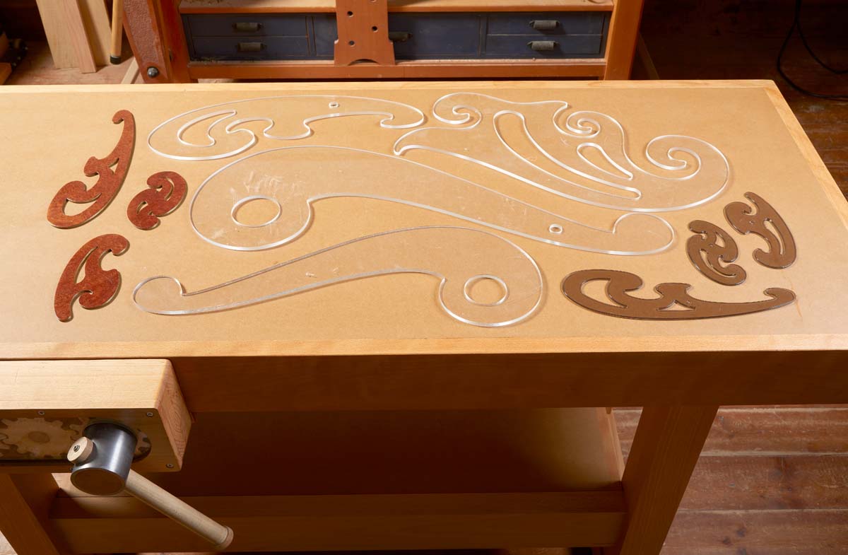 French curve acrylic tracing templates