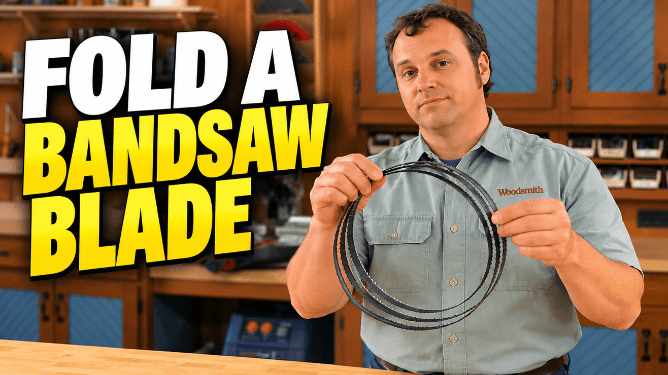 Video: Fold a Bandsaw Blade for Easy Storage