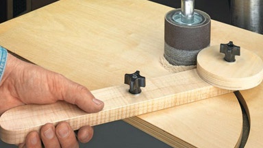How to Sand Wooden Wheels Perfectly with a Drill Press Jig