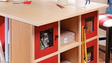 How to Secure Glass Panels in Cabinet Doors with Wood Stops