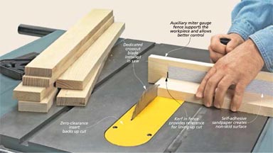 How to Make Smooth, Accurate Crosscuts on a Table Saw