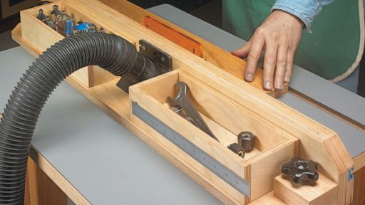Router Table Fence Storage 