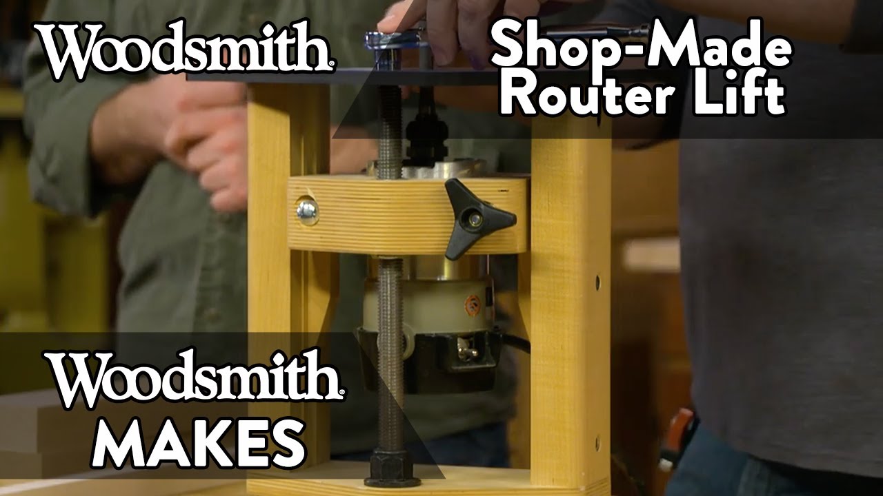 Save $100s by Building Your Own Router Lift!