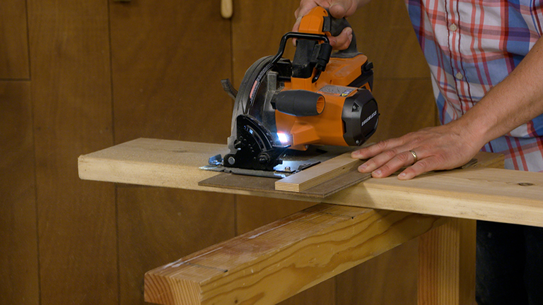 Shop-Made Circular Saw Crosscut Jig