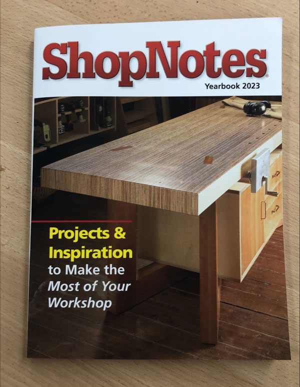 ShopNotes 2023 yearbook annual volume