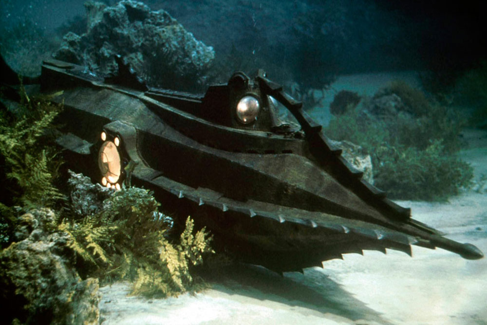 image of Disney's recreation of 20000 leagues under the sea Nautilus