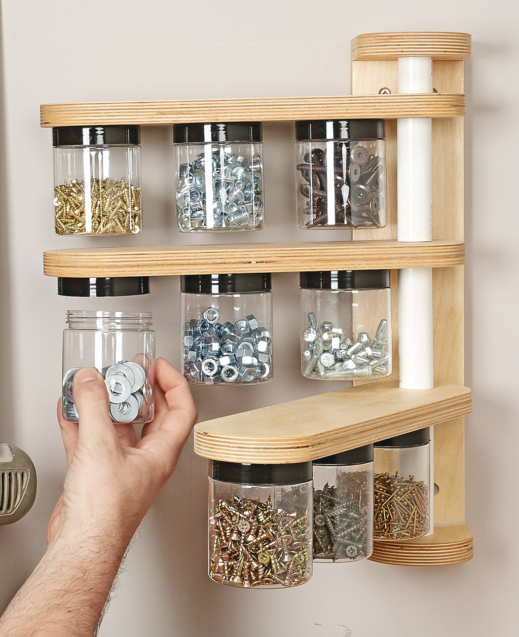 Wall Mount Shelf With Drawer