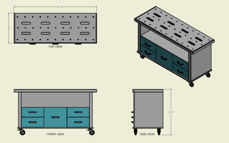 John Doyle's workbench