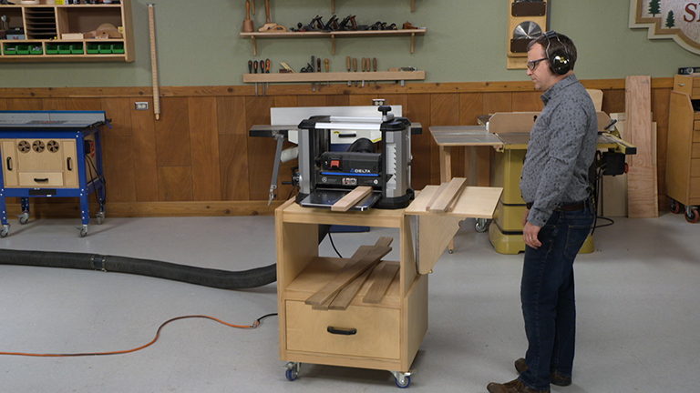 Upgrade Your Planer Cart With Handy, Built-in Features!