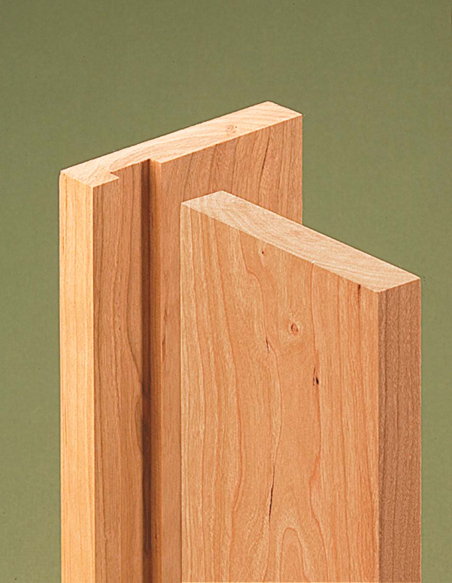 example of wider groove joinery