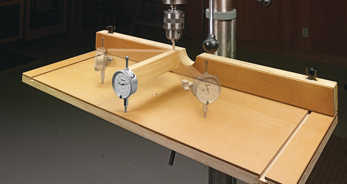 Drill Press Table Gauge