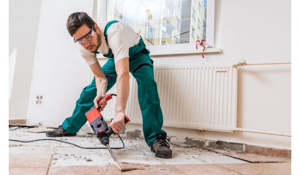 What Is the Easiest Way To Remove Tile Flooring?