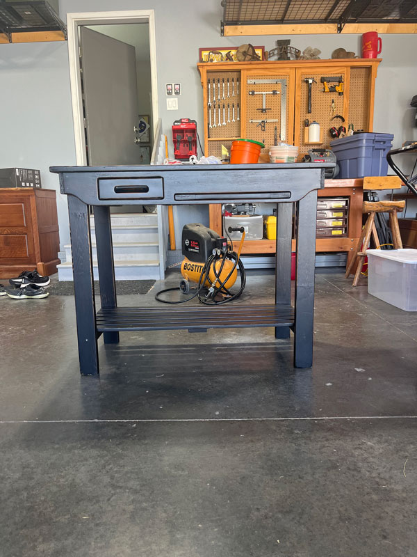 Potting bench serving station 