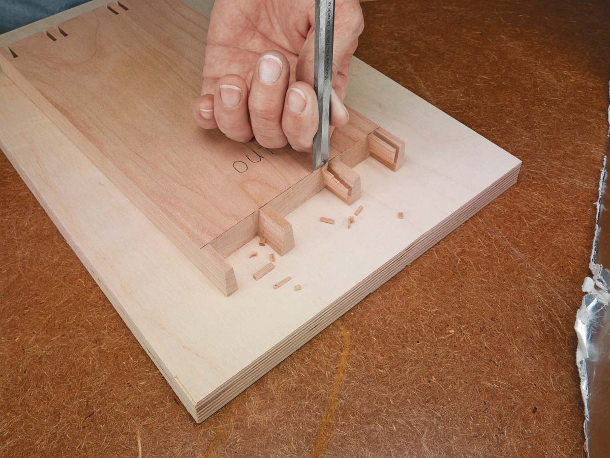 chiseling away more waste