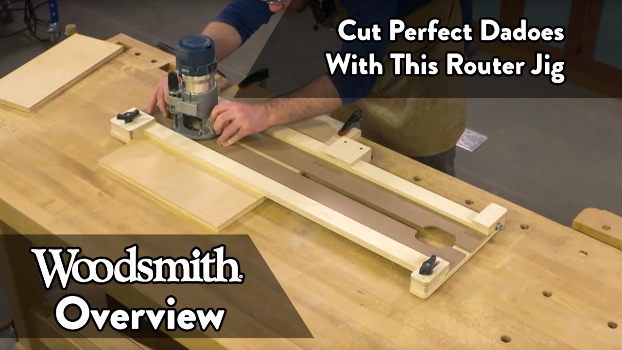 Perfect Router Joinery with this Adjustable Dado Jig