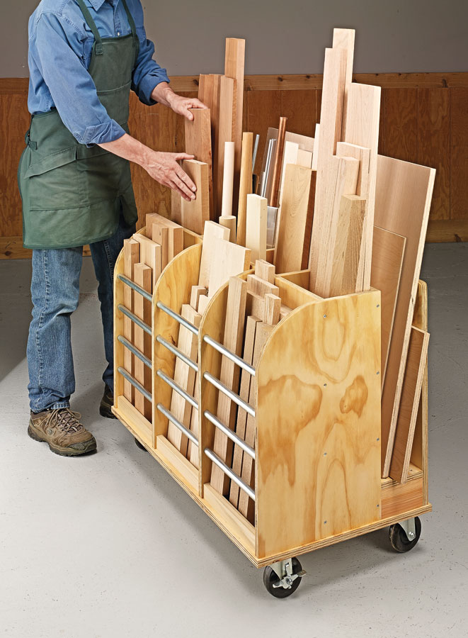 Scrap Wood Storage Cart - The Average Craftsman