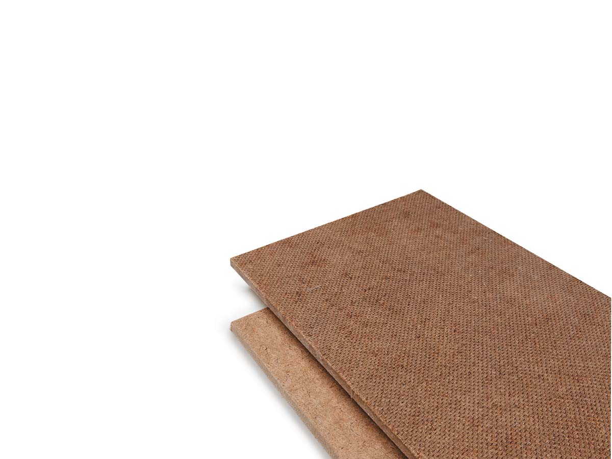hardboard plwood with waffle pattern texture