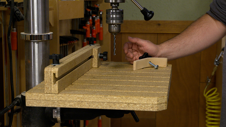 Low-Cost Slatwall Drill Press Table