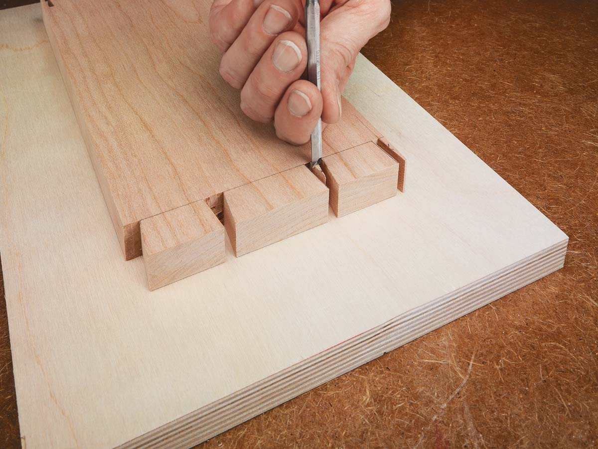 chiseling away waste