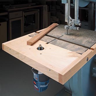 Compact Router Table: A Space-Saving Band Saw Upgrade