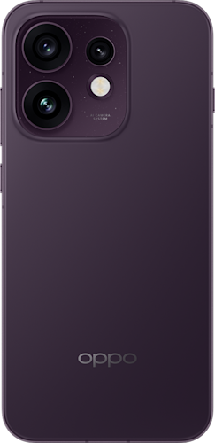 OPPO Reno16 512 GB in de kleur Purple Black (donkerpaars)