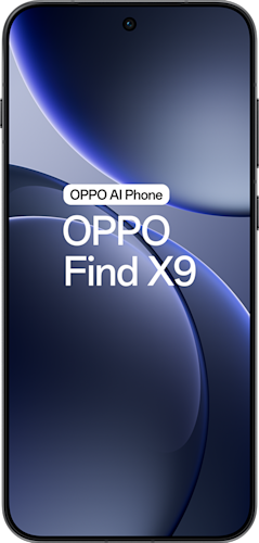 OPPO Find X9 in de kleur Space Black (zwart)