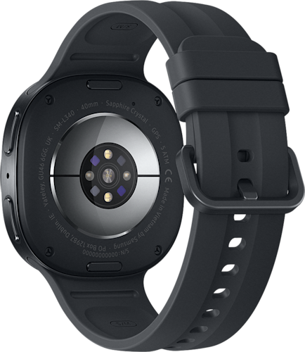 De achterkant van de Samsung Galaxy Watch9