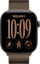 De voorkant van de bronzen Apple Watch Series 12 met bronzen bandje