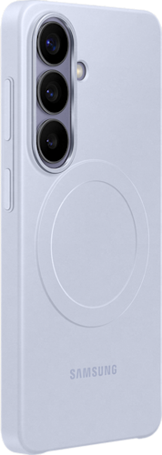 Zijkant van de lichtpaarse slim magnet case voor de S26