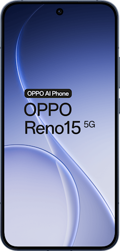 OPPO Reno15 512 GB in de kleur Twilight Black (donkerblauw)