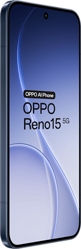 OPPO Reno15 512 GB in de kleur Twilight Black (donkerblauw)