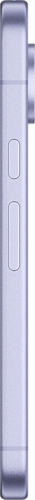 Zijkant van de lichtblauwe Google Pixel 11