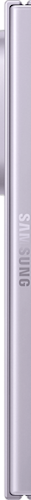 De zijkant van de roze Samsung Galaxy Z Flip8