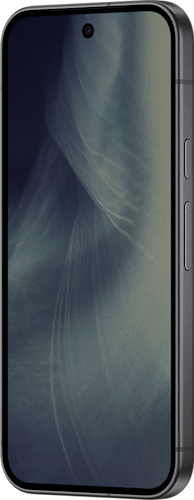 Voorkant van de zwarte Google Pixel 11
